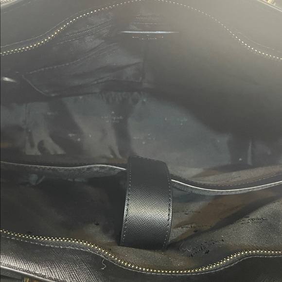 Kate Spade New York Madison Laptop Tote Bag Black Leather - Picture 7 of 14